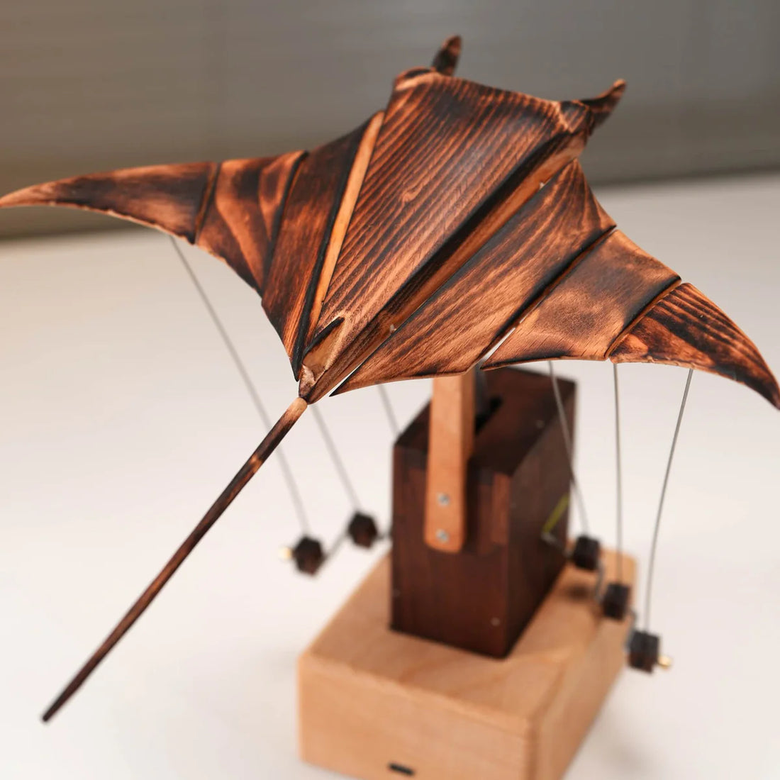 Handmade Wooden Manta Ray